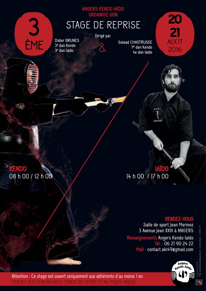 Affiche Stage de reprise 2016-2017